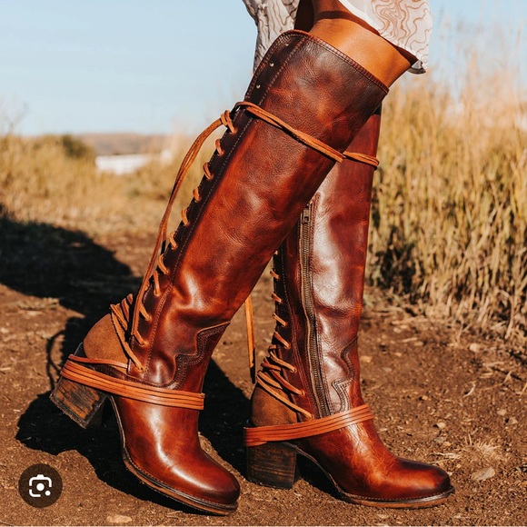 Freebird Coal Cognac Boots Size 9 - Picture 10 of 14